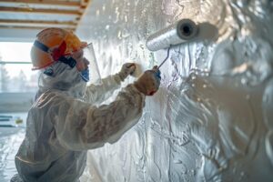 Comment lisser une fibre de verre sur un mur ?