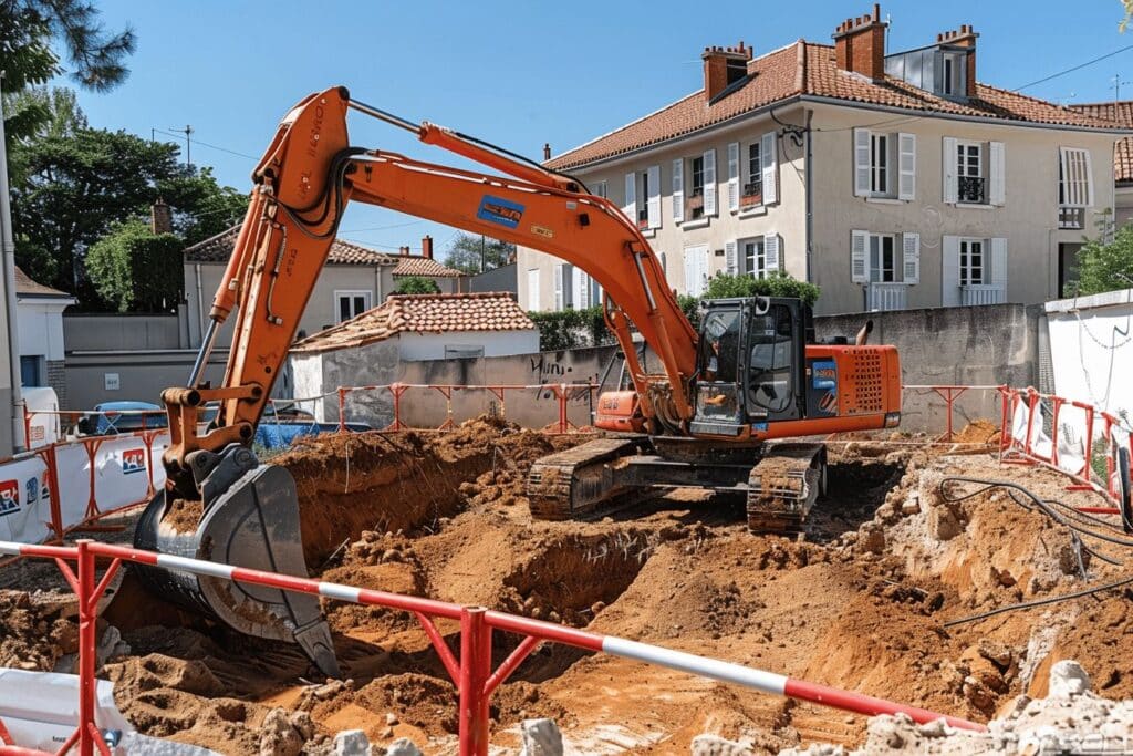 Travaux de terrassement à Orléans et en Région Centre