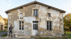 Peinture de façade fissurée : repeindre suffit-il vraiment ?