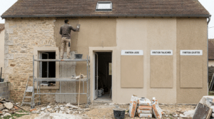 Prix d’un crépi extérieur au m² : enduit, préparation et finitions