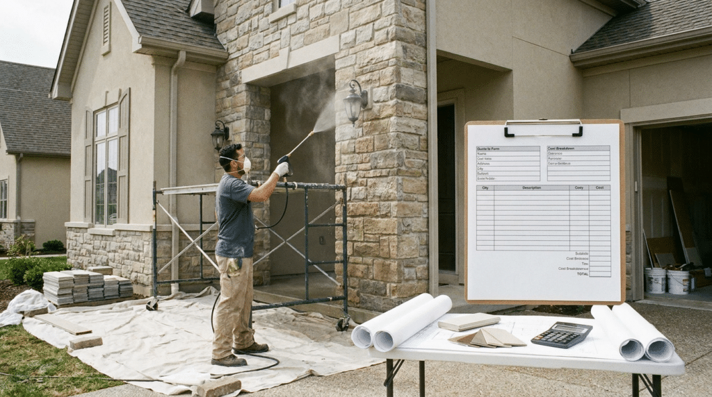 Prix d’un traitement hydrofuge de façade au m² : ce qui fait varier le devis