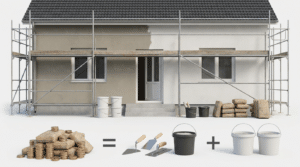 Prix d’un ravalement de façade pour une maison de 80 m² : méthode de calcul