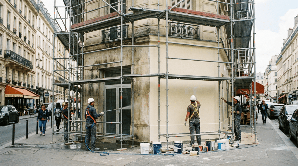 Ravalement de façade d’immeuble : durée, contraintes et organisation