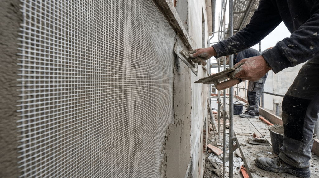 Trame anti-fissure en façade : à quoi sert-elle dans un ravalement ?